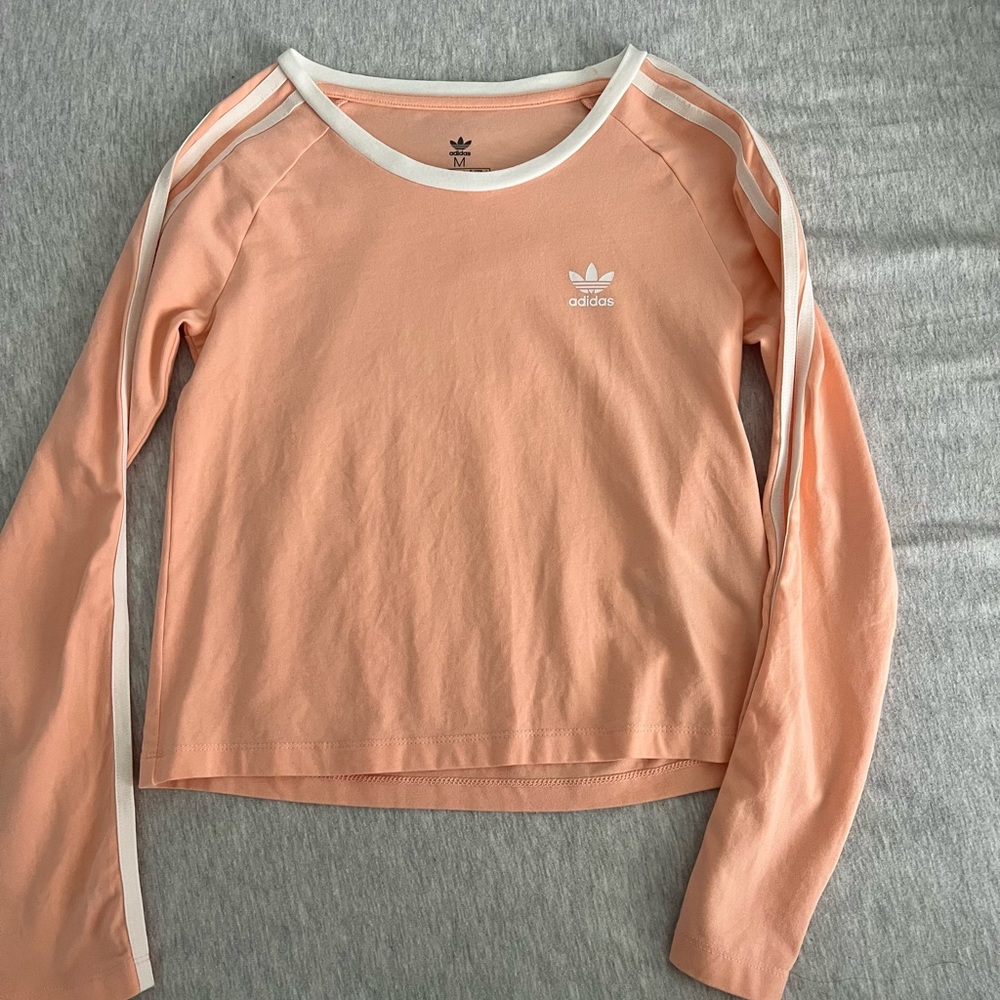 Adidas, Girls Size: Medium, peach long sleeve